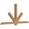 Ekena Millwork Kennewick Timber Gable Bracket, Western Red Cedar, 72"W x 36"H x 3 1/2"D x 3 1/2"F, 12/12 Pitch GBW072X36X0404KEN00SWR - alternate 4